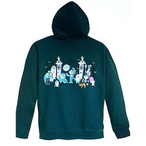 Disney Parks Haunted Mansion Ghost Cuties Green Full Zip Hoodie Ladies L